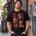 Horror Movie Lover Shirt, Just a Girl Who Loves Horror Movies, Scary Movie LOVE Halloween T-Shirt, Spooky Season Shirt - Thumbnail Image 6