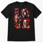 Horror Movie Lover Shirt, Just a Girl Who Loves Horror Movies, Scary Movie LOVE Halloween T-Shirt, Spooky Season Shirt - Thumbnail Image 8