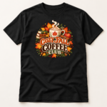 Cozy Fall Coffee Club Shirt – Autumn Coffee Lover T-Shirt, Maple Leaf Latte Fall Gift - Thumbnail Image 8