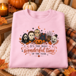Horror Halloween Sweatshirt – It’s The Most Wonderful Time of the Year Hoodie, Spooky Season Long Sleeve - Thumbnail Image 4