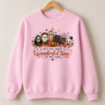 Horror Halloween Sweatshirt – It’s The Most Wonderful Time of the Year Hoodie, Spooky Season Long Sleeve - Thumbnail Image 5
