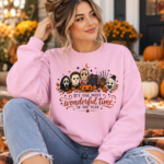 Horror Halloween Sweatshirt – It’s The Most Wonderful Time of the Year Hoodie, Spooky Season Long Sleeve - Thumbnail Image 6