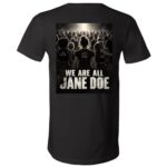 1, Black, V-Neck T-Shirt