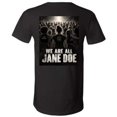1, Black, V-Neck T-Shirt