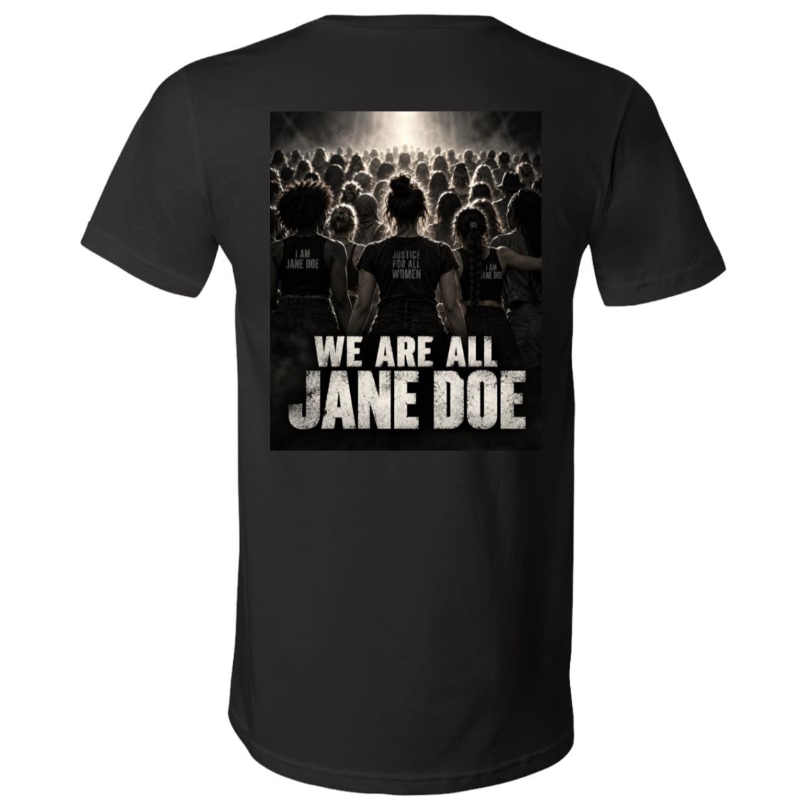 1, Black, V-Neck T-Shirt