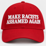 Make Racists Ashamed Again Hat, Anti Racism Embroidered Twill Cap, Equality Statement Hat, Social Justice Baseball Cap - Thumbnail Image 5