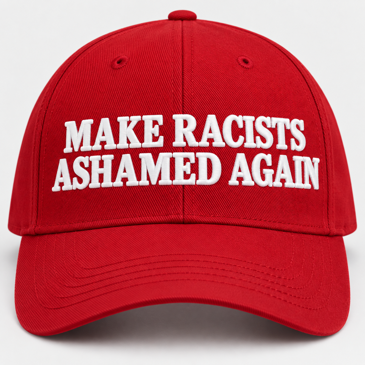 Make Racists Ashamed Again Hat, Anti Racism Embroidered Twill Cap, Equality Statement Hat, Social Justice Baseball Cap - Image 5