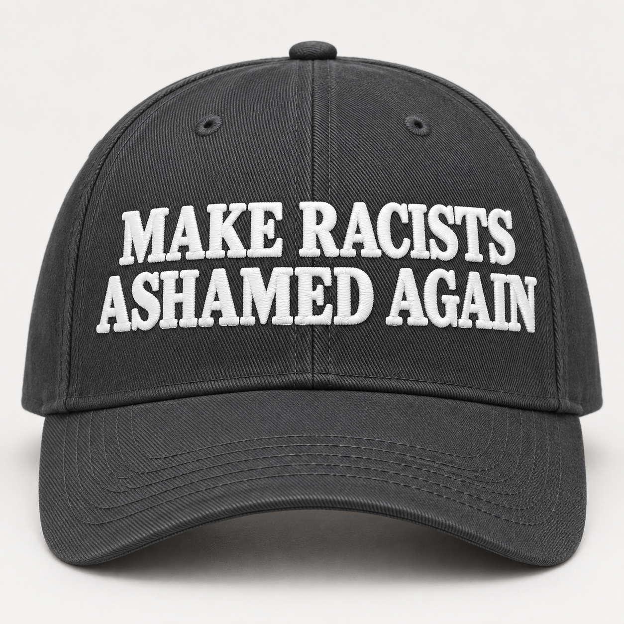 Make Racists Ashamed Again Hat, Anti Racism Embroidered Twill Cap, Equality Statement Hat, Social Justice Baseball Cap - Image 7