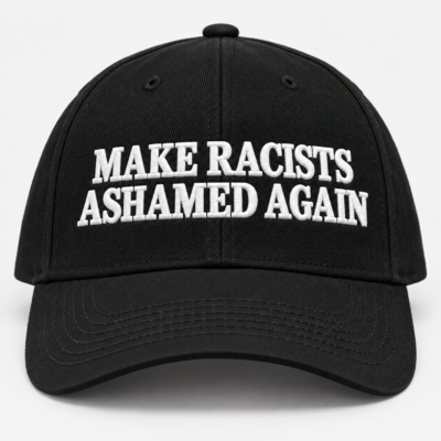 Make Racists Ashamed Again Hat, Anti Racism Embroidered Twill Cap, Equality Statement Hat, Social Justice Baseball Cap