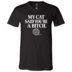 2, Black, V-Neck T-Shirt