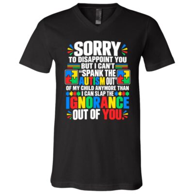 3, Black, V-Neck T-Shirt