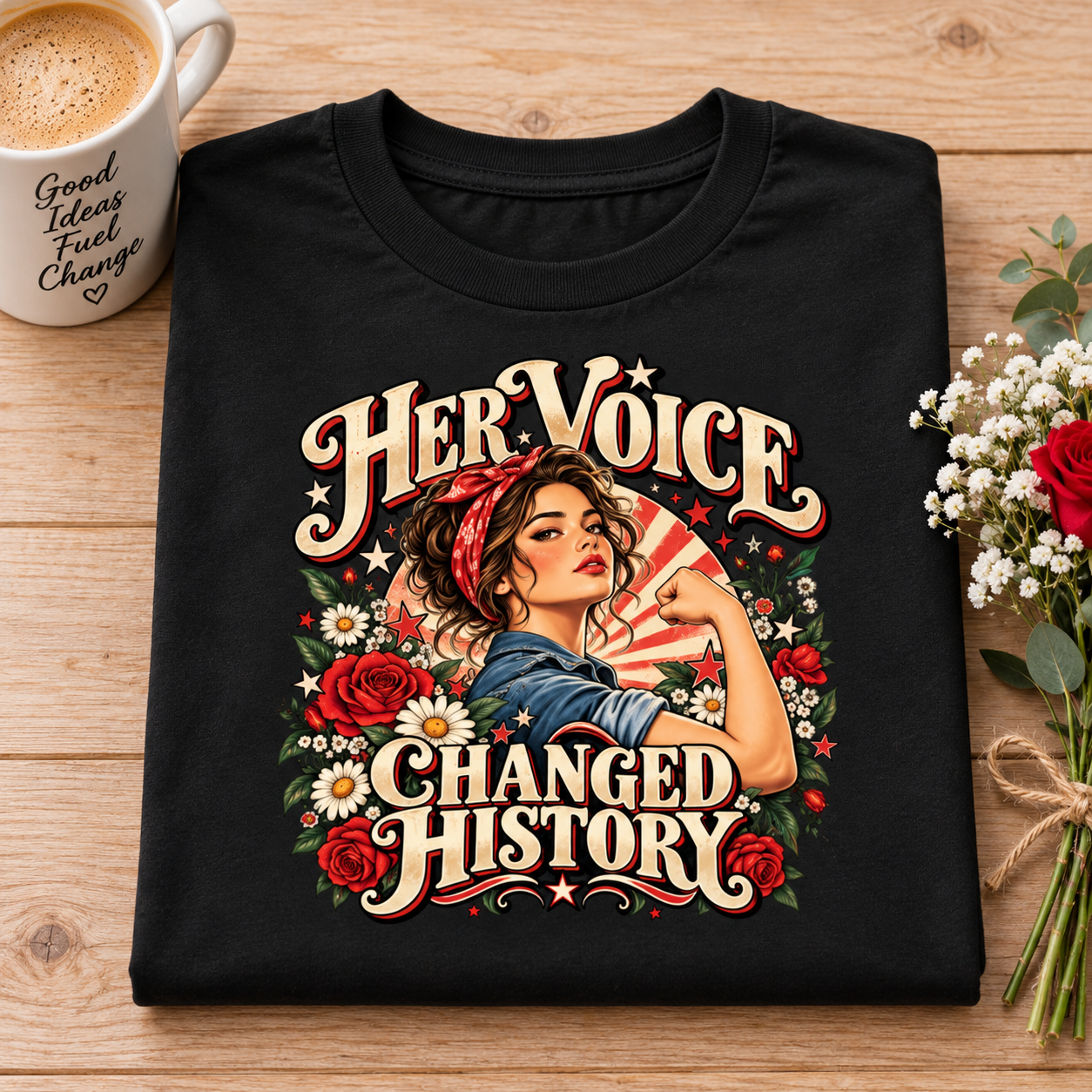 Raise Hell Keep Your Crown Shirt, Western Feminist T-Shirt, Cowgirl Women Empowerment Tee, Retro Western Graphic Shirt for Women - Image 4