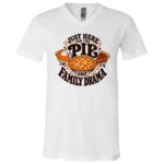 1, White, V-Neck T-Shirt
