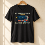 My Generation’s First Gaming System T-Shirt - Kid Shirt - Retro Video Game & Joystick Graphic Tee, Gamer Gift - Thumbnail Image 7