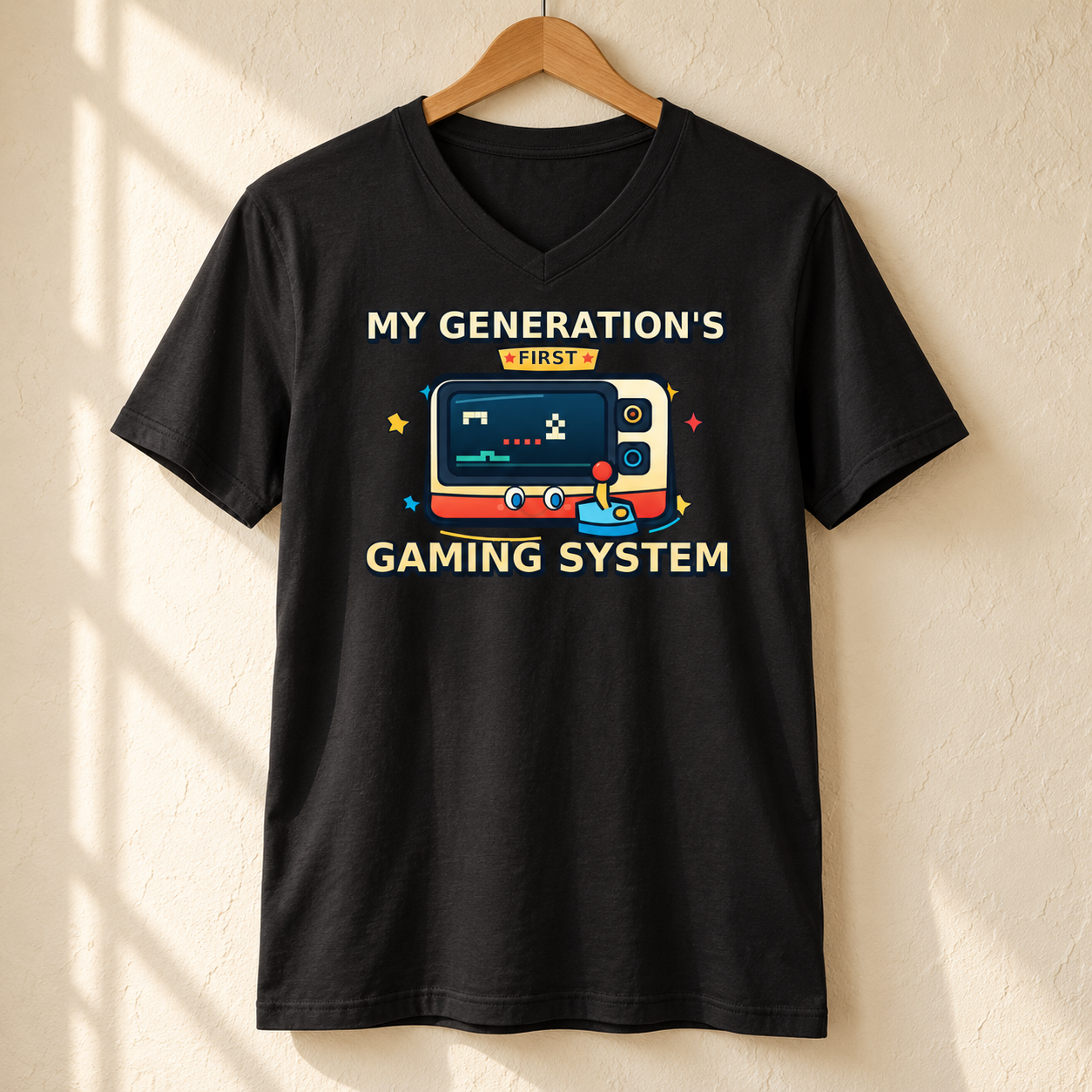 My Generation’s First Gaming System T-Shirt - Kid Shirt - Retro Video Game & Joystick Graphic Tee, Gamer Gift - Image 7