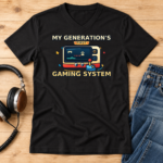 My Generation’s First Gaming System T-Shirt - Kid Shirt - Retro Video Game & Joystick Graphic Tee, Gamer Gift - Thumbnail Image 9